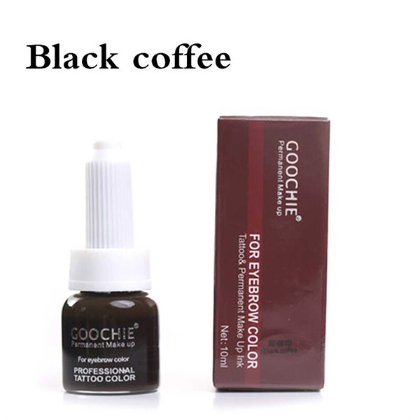GOOCHIE KALICI MAKYAJ MİCROBLADİNG BOYA BLACK COFFEE
